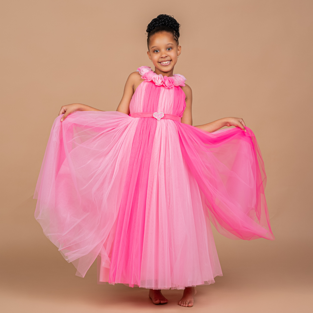 Pink Swirl Dress