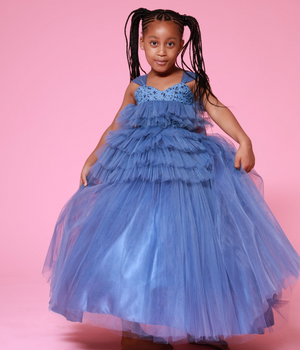 Azure Blue Cinderella Dress