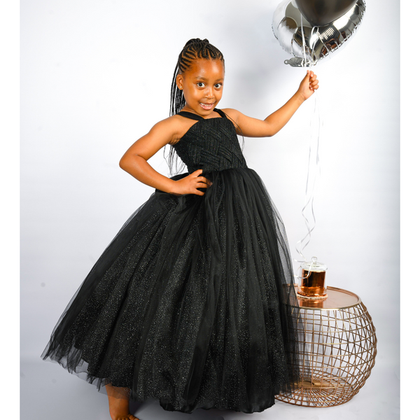 Fashion black cinderella dress