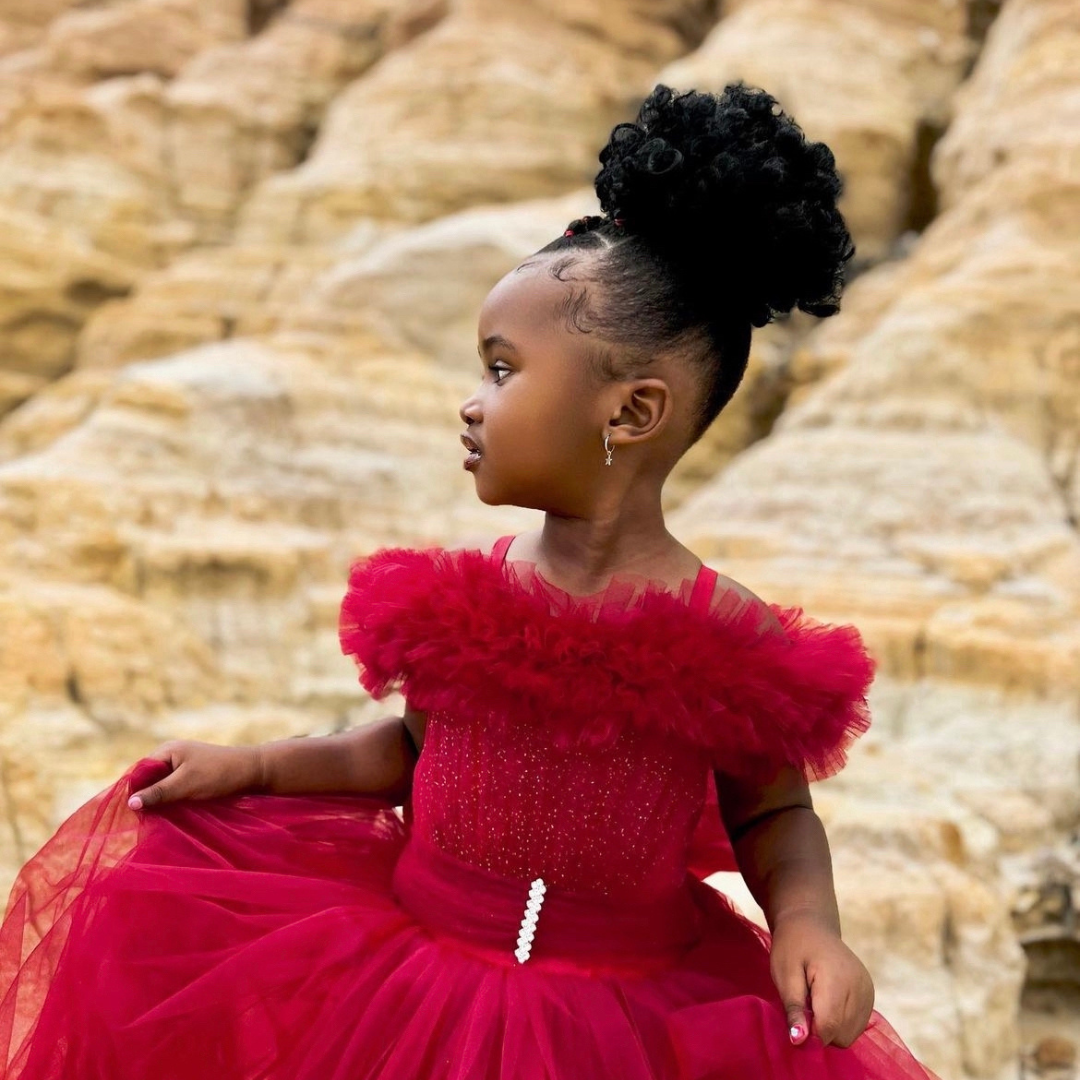Deep Red Cinderella Dress Malimu Kids