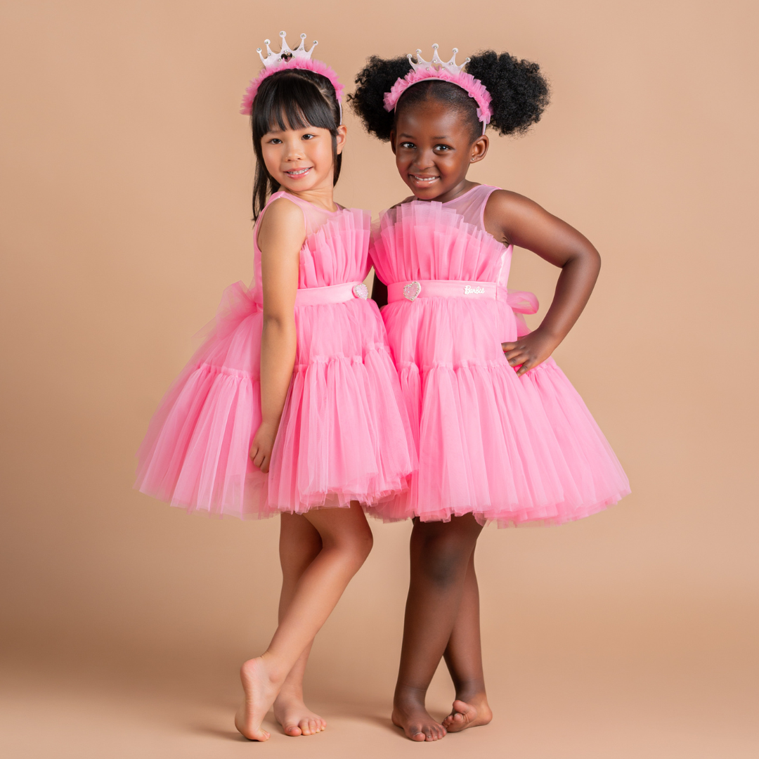 Barbie kids dress sales