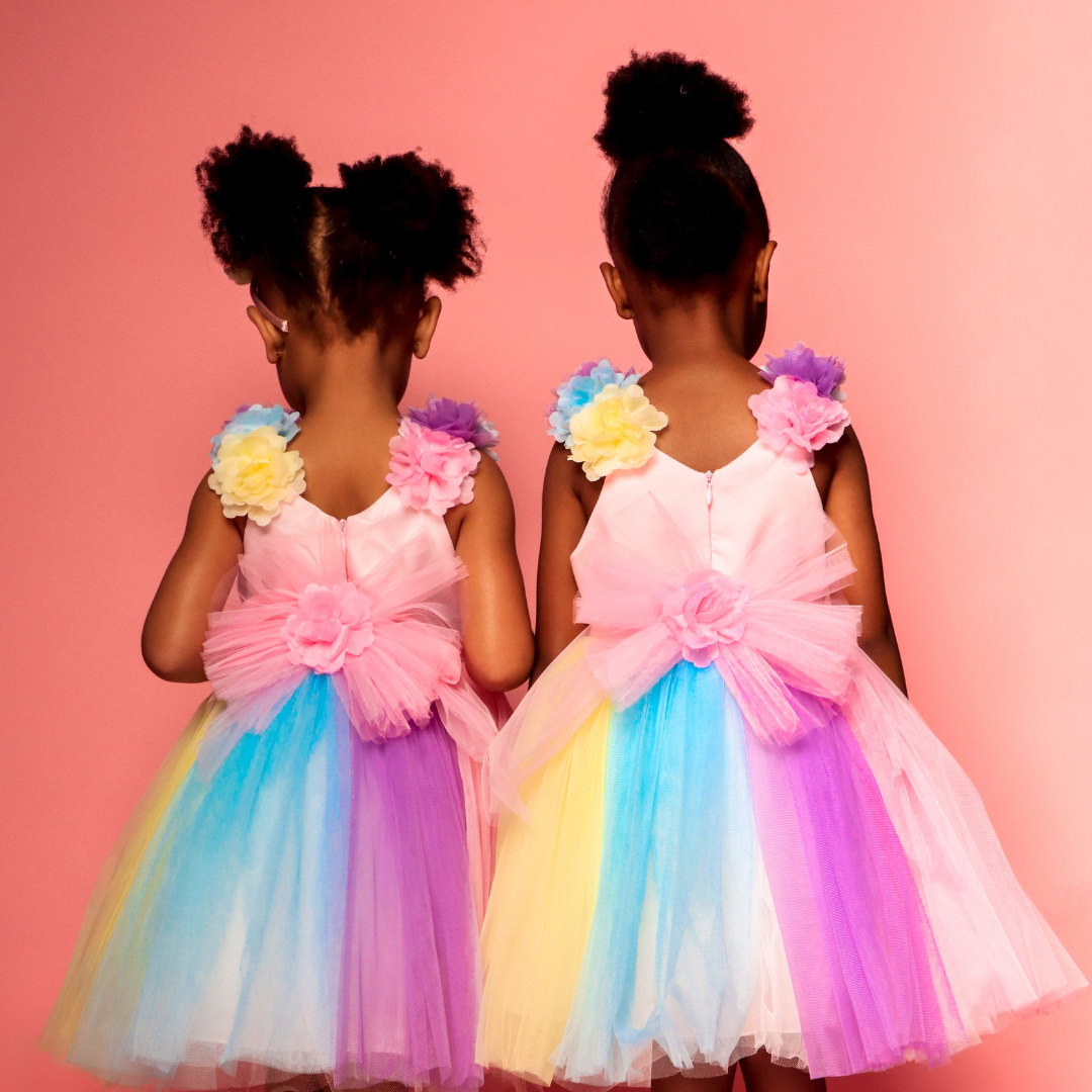 Rainbow 2025 unicorn dress