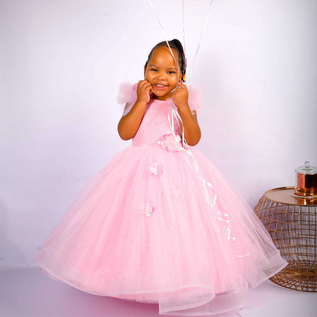 Pink Cinderella Dress Malimu Kids - Main Image