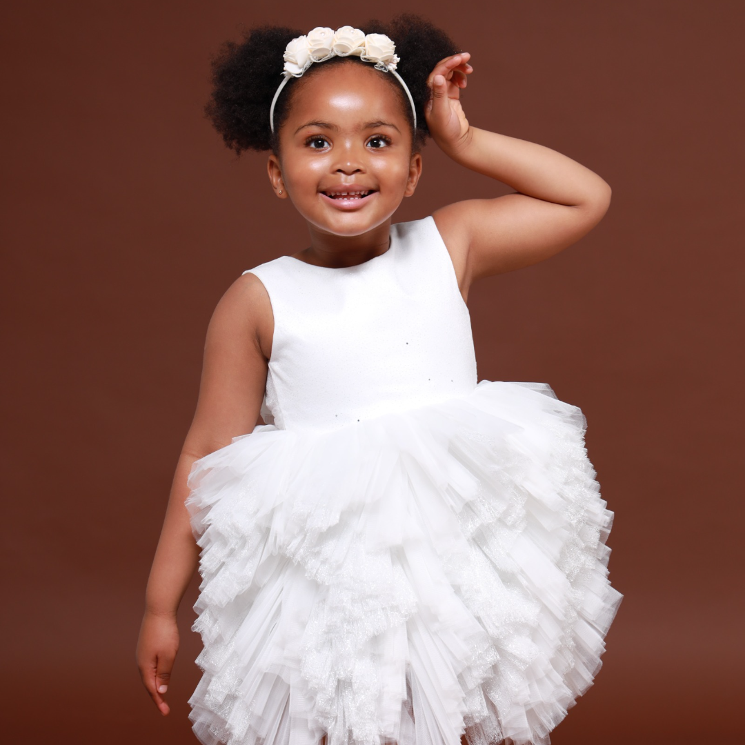 Baby top swan dress