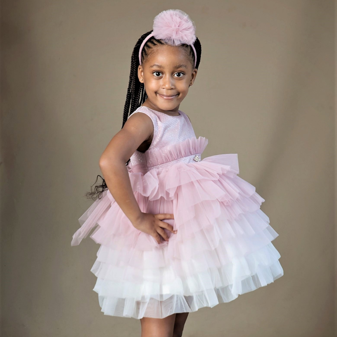 Baby girl hot sale blush pink dress